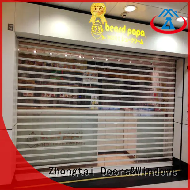 High-quality shop roller doors perspective factory for supermarket