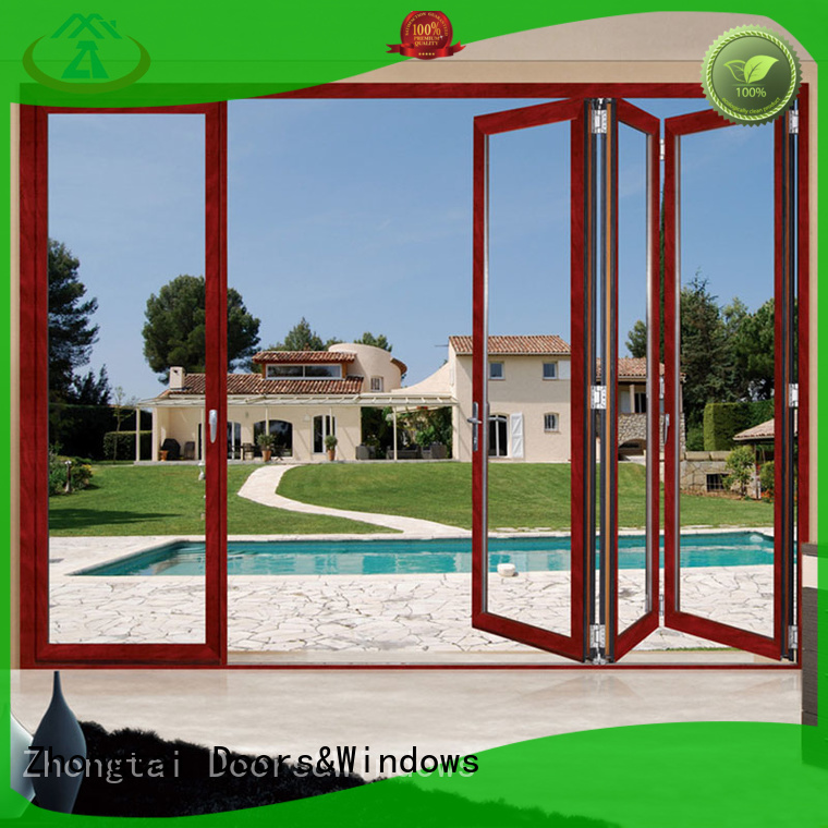 Custom Aluminium Folding Door surface company for house