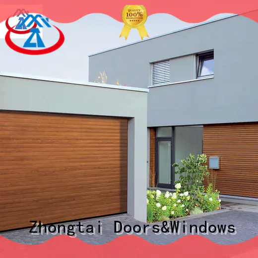 Zhongtai internal aluminium shutters supply for garage