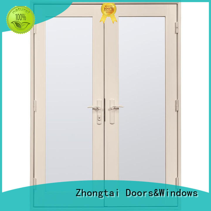 Zhongtai beautiful aluminium bifold doors prices suppliers for cafe shop