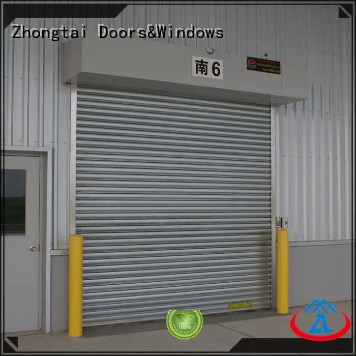 Zhongtai Wholesale steel roll up doors for sale for garage