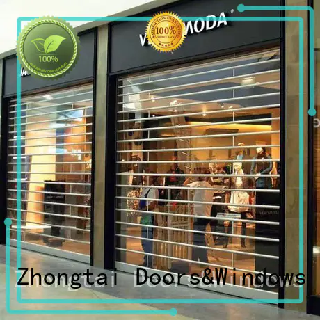 Zhongtai Custom shop shutter prices manufacturers for window display