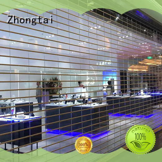 Zhongtai High-quality shop shutter prices factory for supermarket