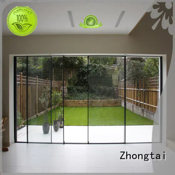 Zhongtai safety aluminium sliding doors factory for villa