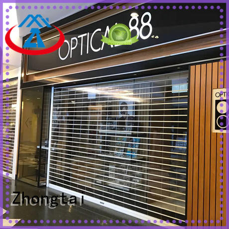 Zhongtai Custom shop shutter prices suppliers for commercial shop