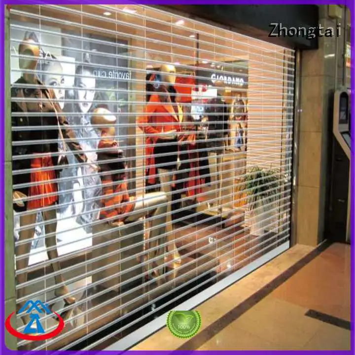 Zhongtai shopping shop roller shutters for business for commercial shop