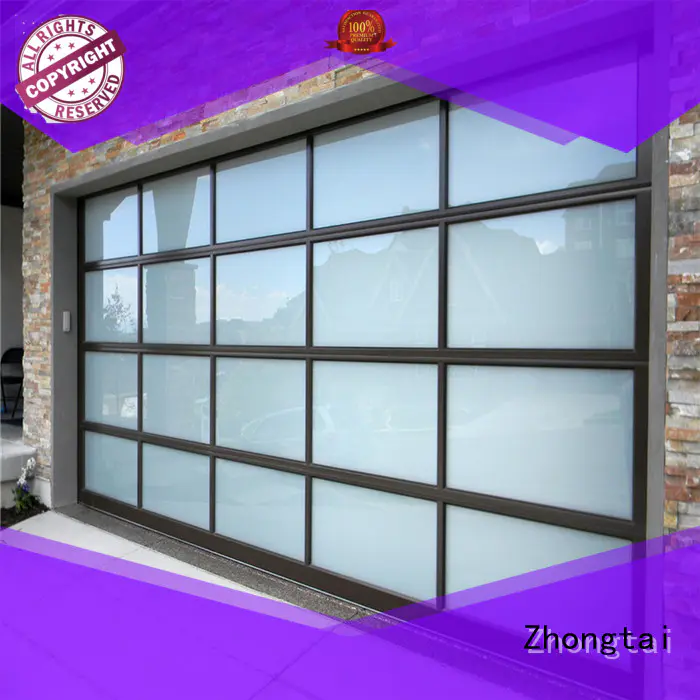 Zhongtai galvanized roll up garage doors manufacturers for house