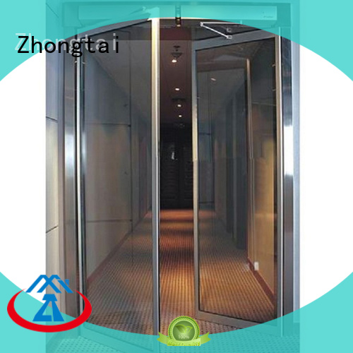 Zhongtai beautiful aluminium french doors for sale for shopping mall