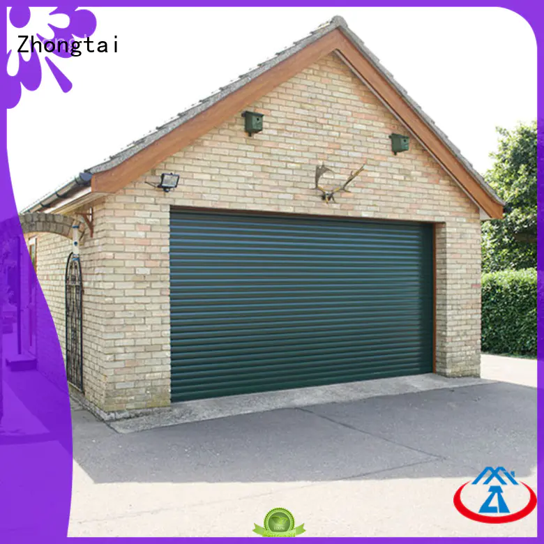 electric aluminum garage doors sectional supply for residential buildings