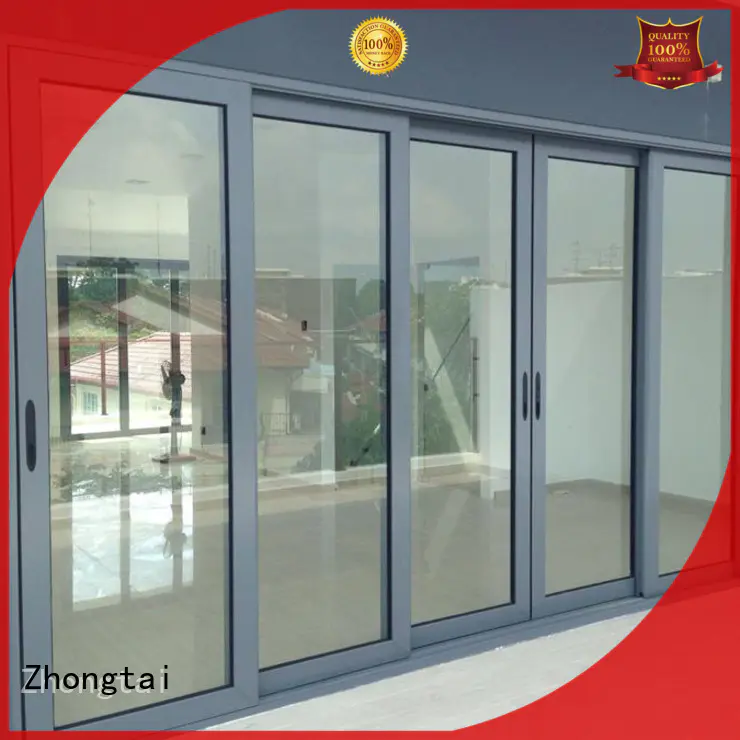 Zhongtai New aluminium sliding door factory for villa